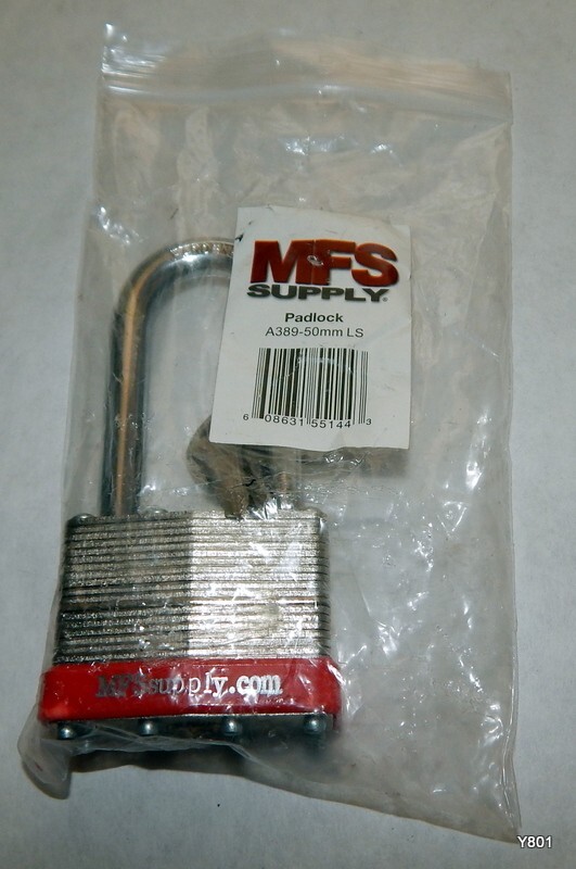 MFS Supply 50mm Padlock w/ Two Keys A389-50mm LS
