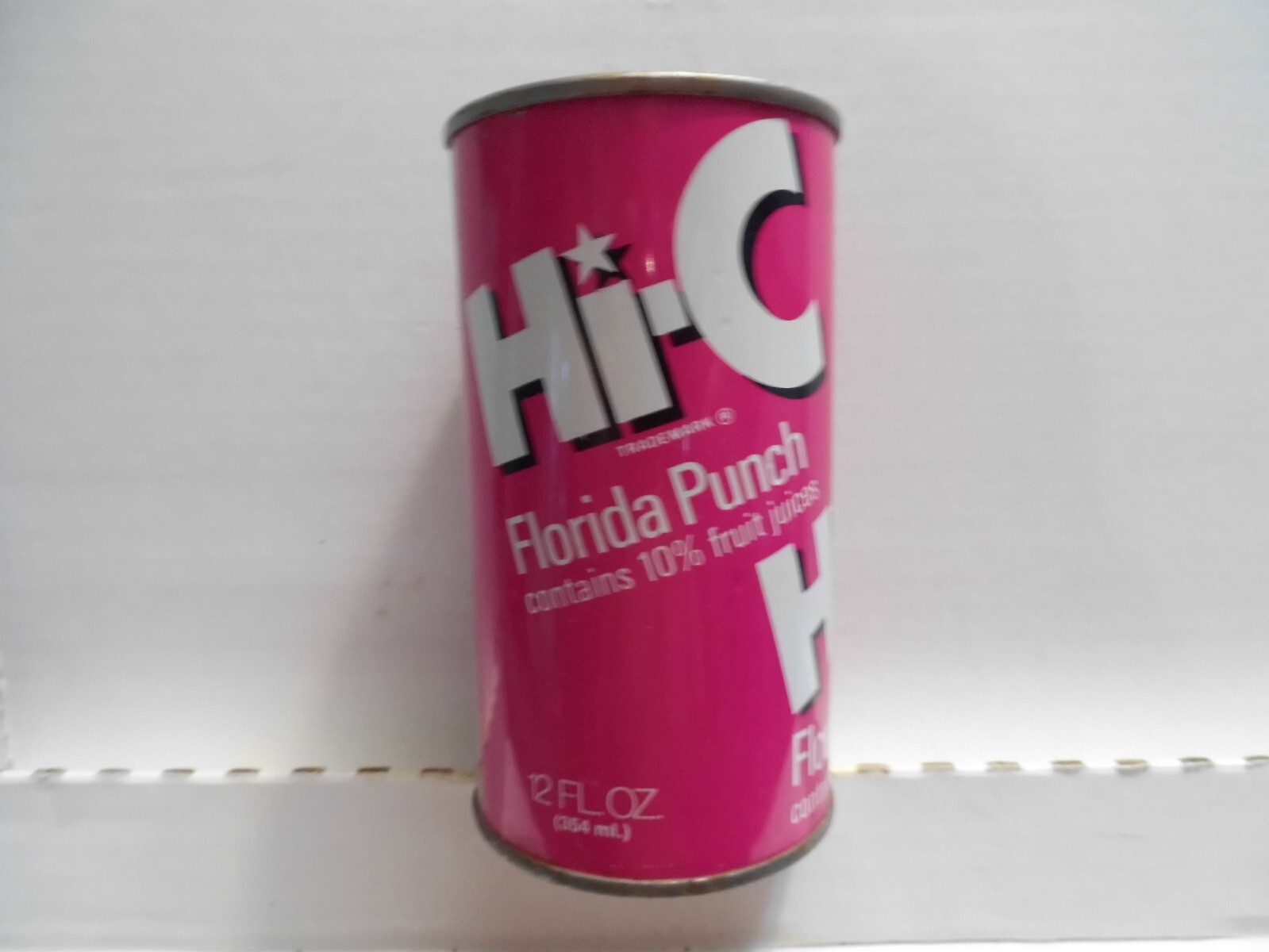 HI~C FLORIDA PUNCH JUICE TAB CAN~COCA COLA CO.,HOUSTON,TEXAS