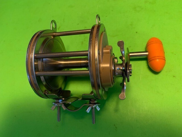 VINTAGE KENCOR DRUM MODEL NO. 940 4/0 STAINLESS STEEL TROLLING FISHING REEL
