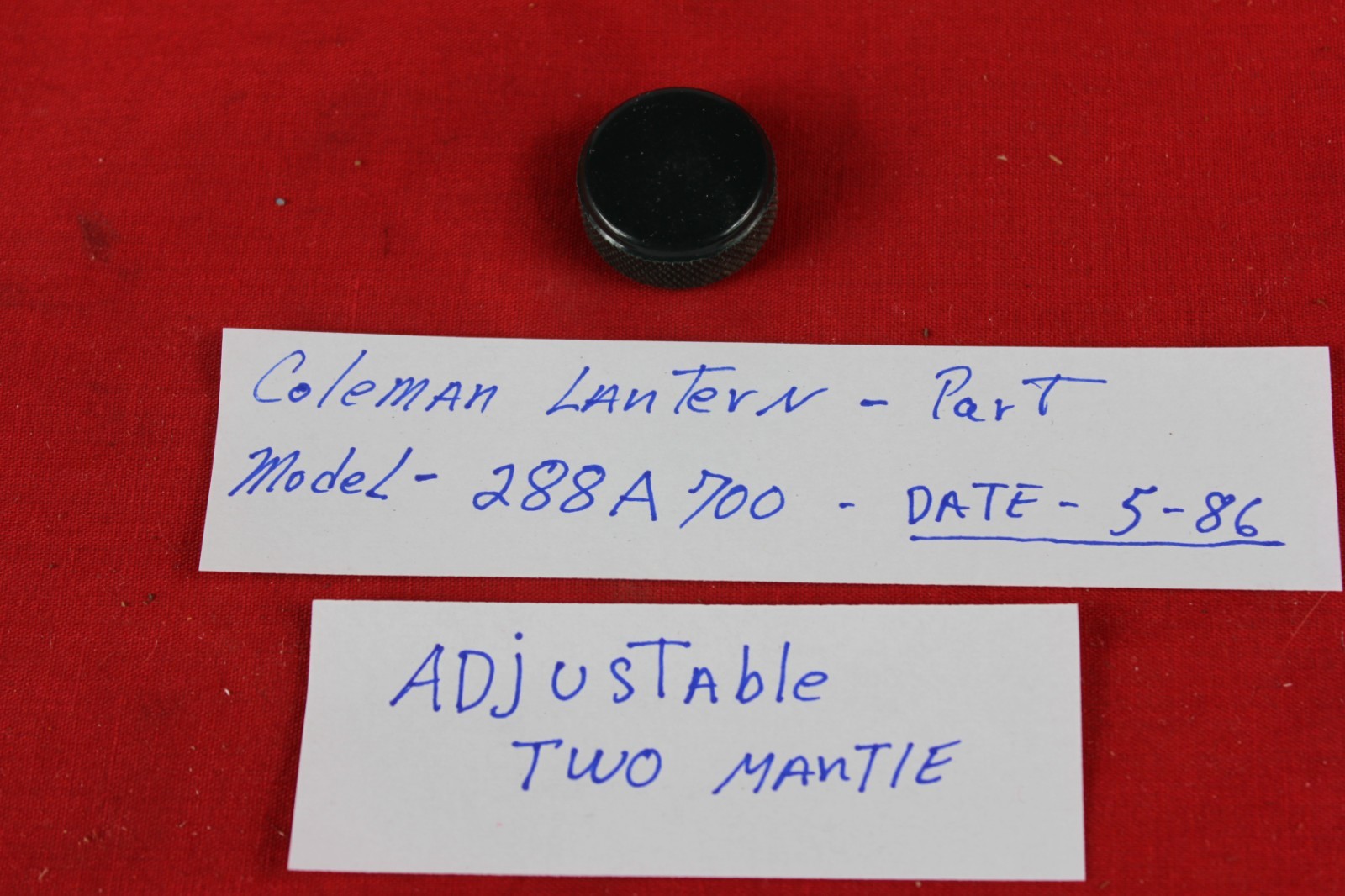 Coleman Adjustable Two Mantle Lantern 288A Fuel Cap  5 / 86