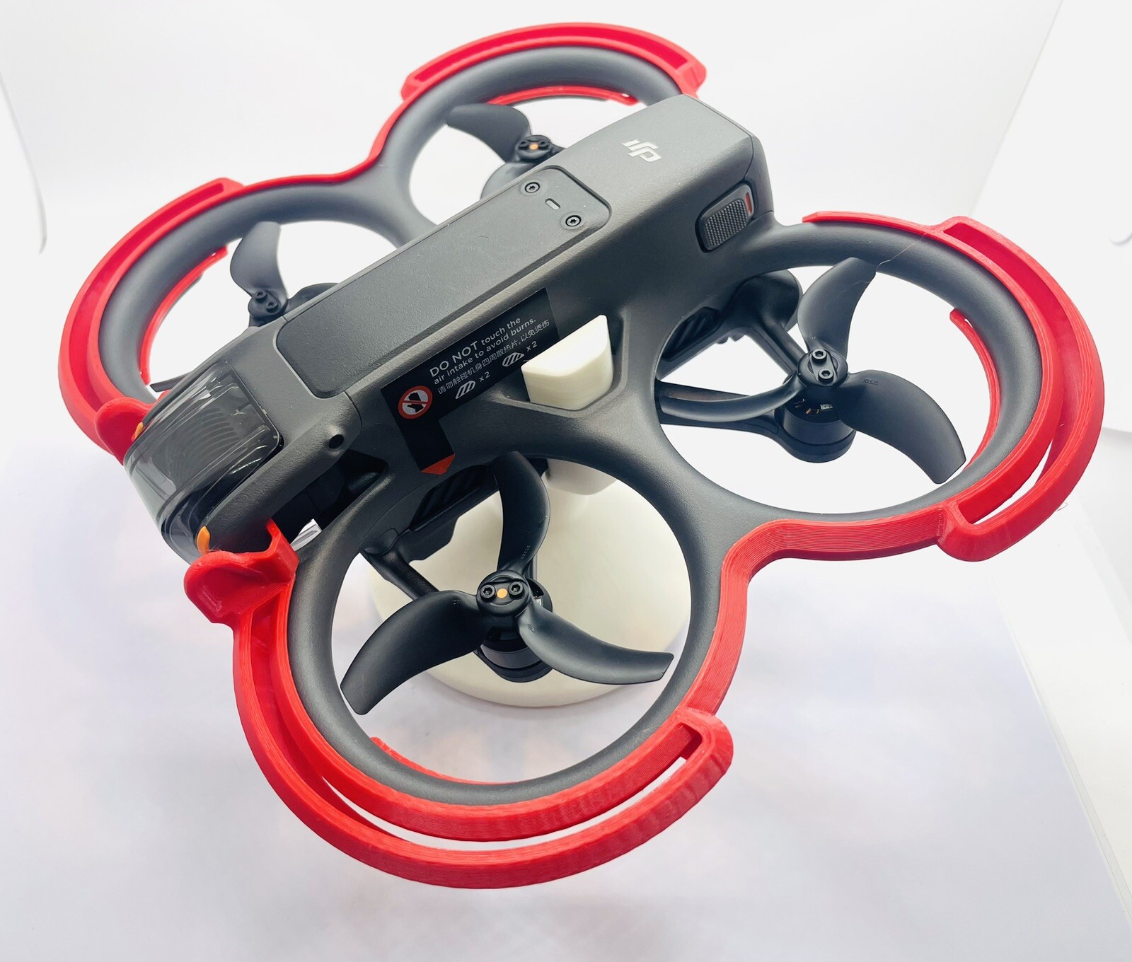 DJI AVATA 2 Combination Duct Guard/Gimbal Guard Crash Guard Lightweight RED!