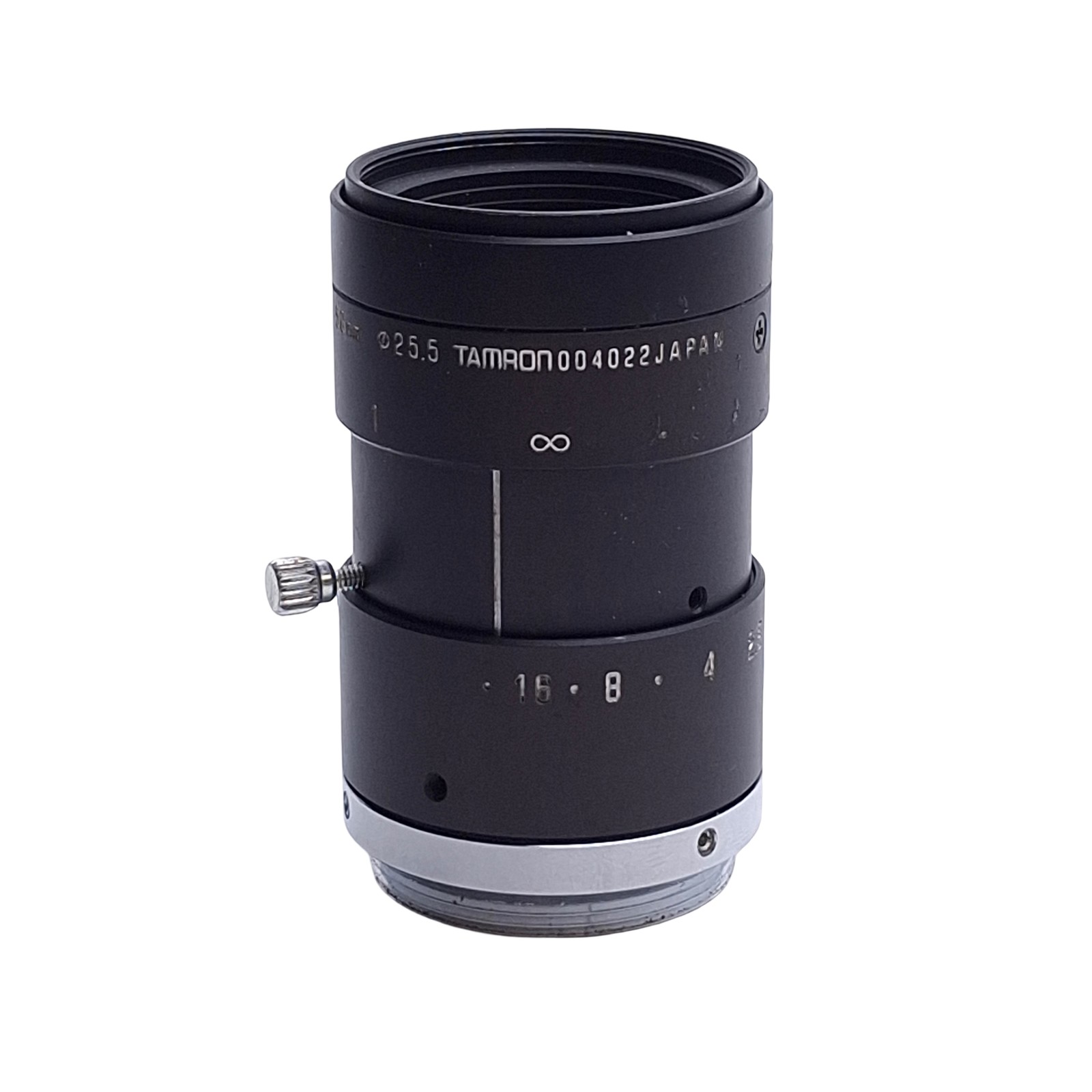Tamron M118FM50 Machine Vision Lens 1/1.8" Imager, 50mm Focal Length, F/2.8-F/22