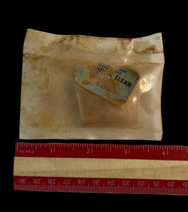 1960S-80S NASA SPACE PROGRAM UNIDENTIFIED ITEM IN SEALED ORIGINAL PACKAGE A