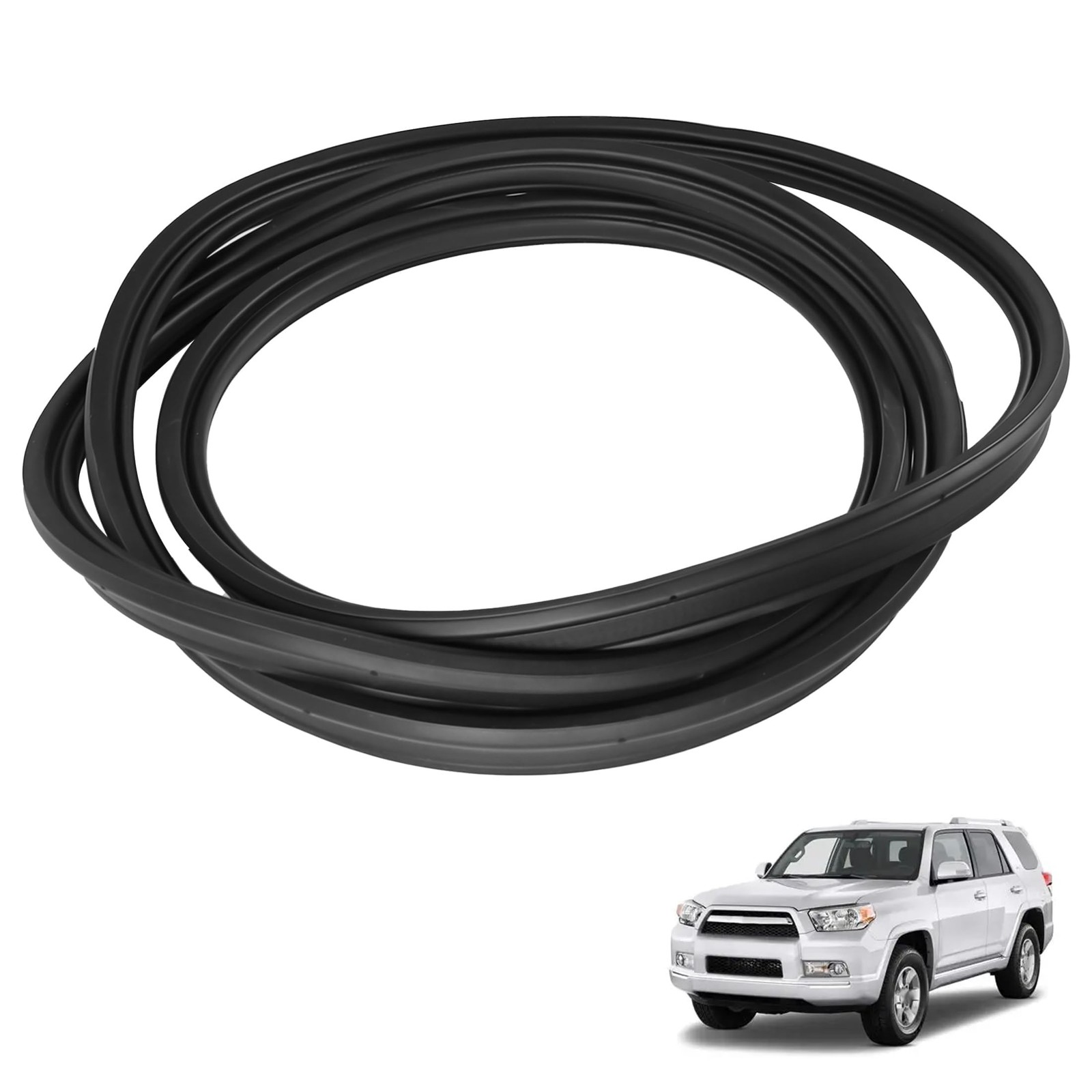 Rear Door Seal Fit for Toyota 4Runner 2010-2024 Back Door Weatherstrip Seal R...