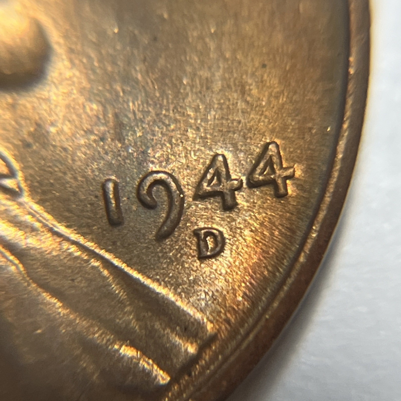 1944 D/D Wheat Penny Errors DDO Die Clash Uncirculated