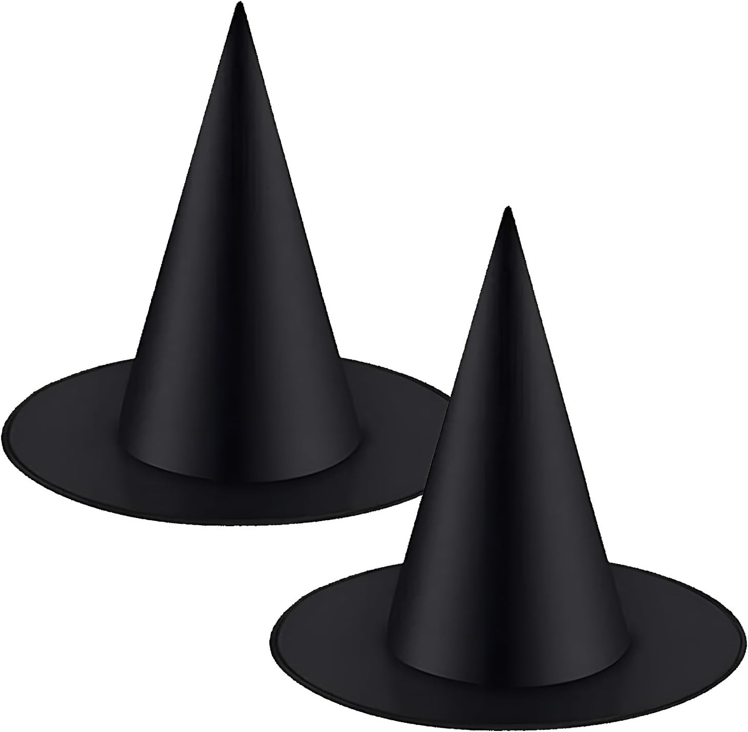 2 Black Halloween Costume Witch Hat Bulk Thickened Witches Hats Halloween Hangin