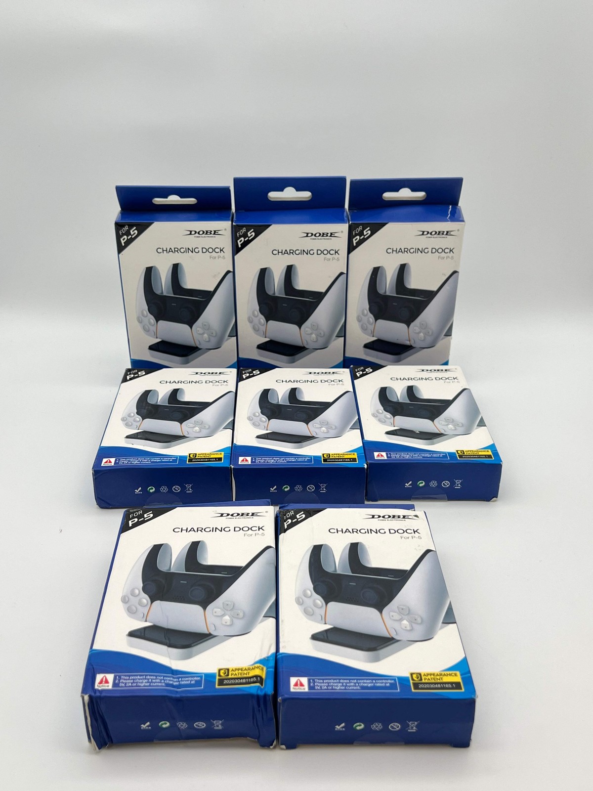 Dobe Dual Controller Charging Dock For PS5 Controller (TP-0504) New Lot of 8