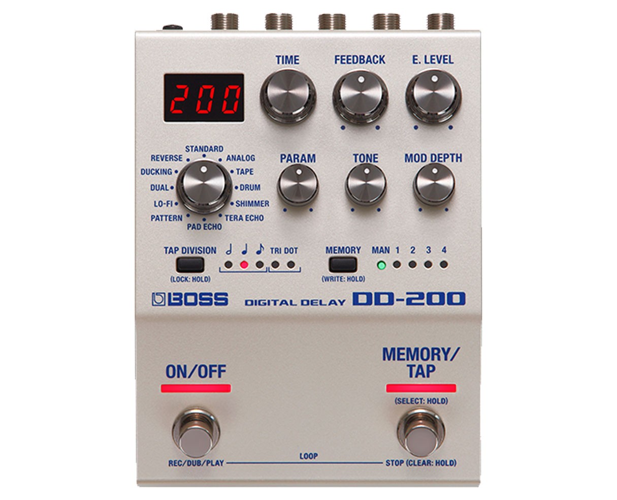 Boss DD-200 Digital Delay Pedal - Open Box