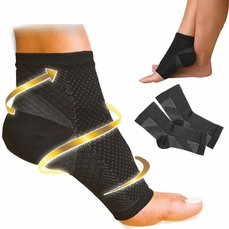 Compression Ankle Sleeve Foot Support Socks Plantar Pain Relief Valgus Heel US