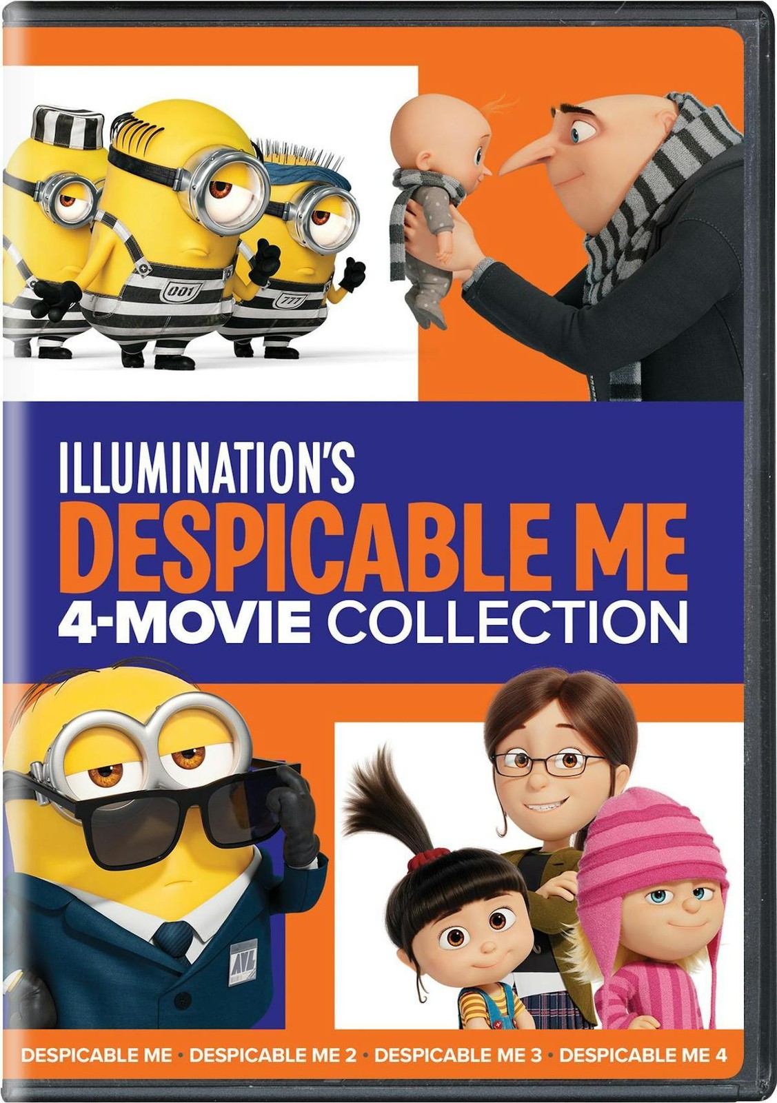Illumination's Despicable Me 4-Movie Collection DVD NEW