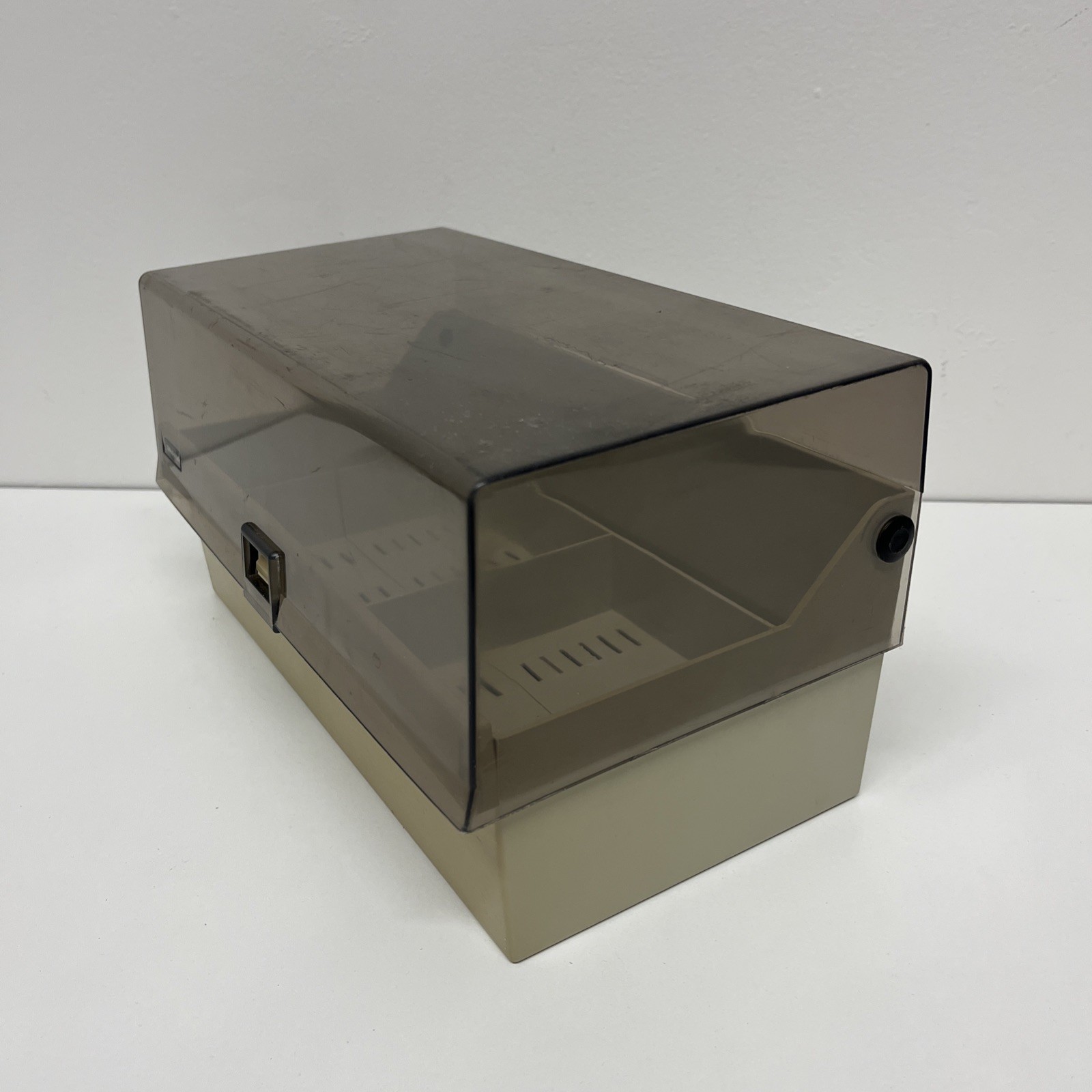 Vintage Mediamate Floppy Disc 5.25" Box Case Holder With Inserts