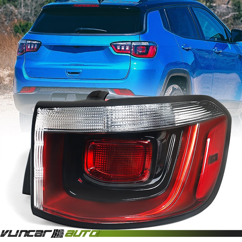 Right Outer Tail Light For Jeep Compass 2017-2020 Halogen Taillight Brake Lamp