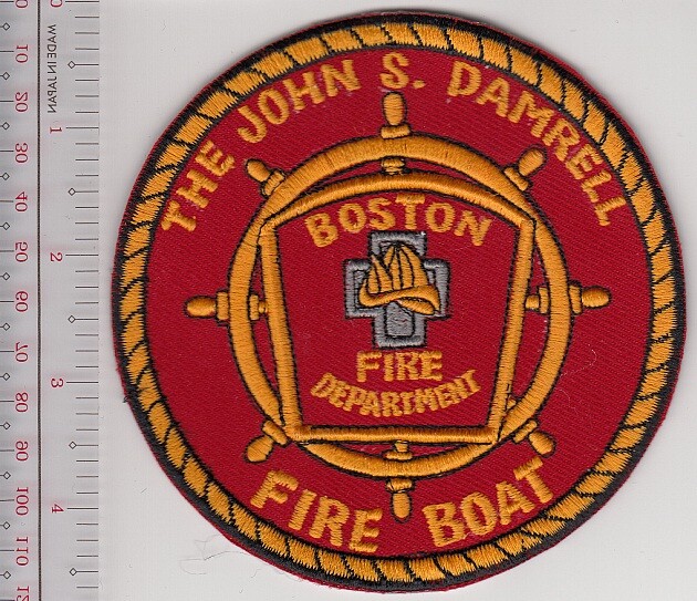 Fire Boat Massachusetts Boston Fire Department The John S Damrell NO TARIFF