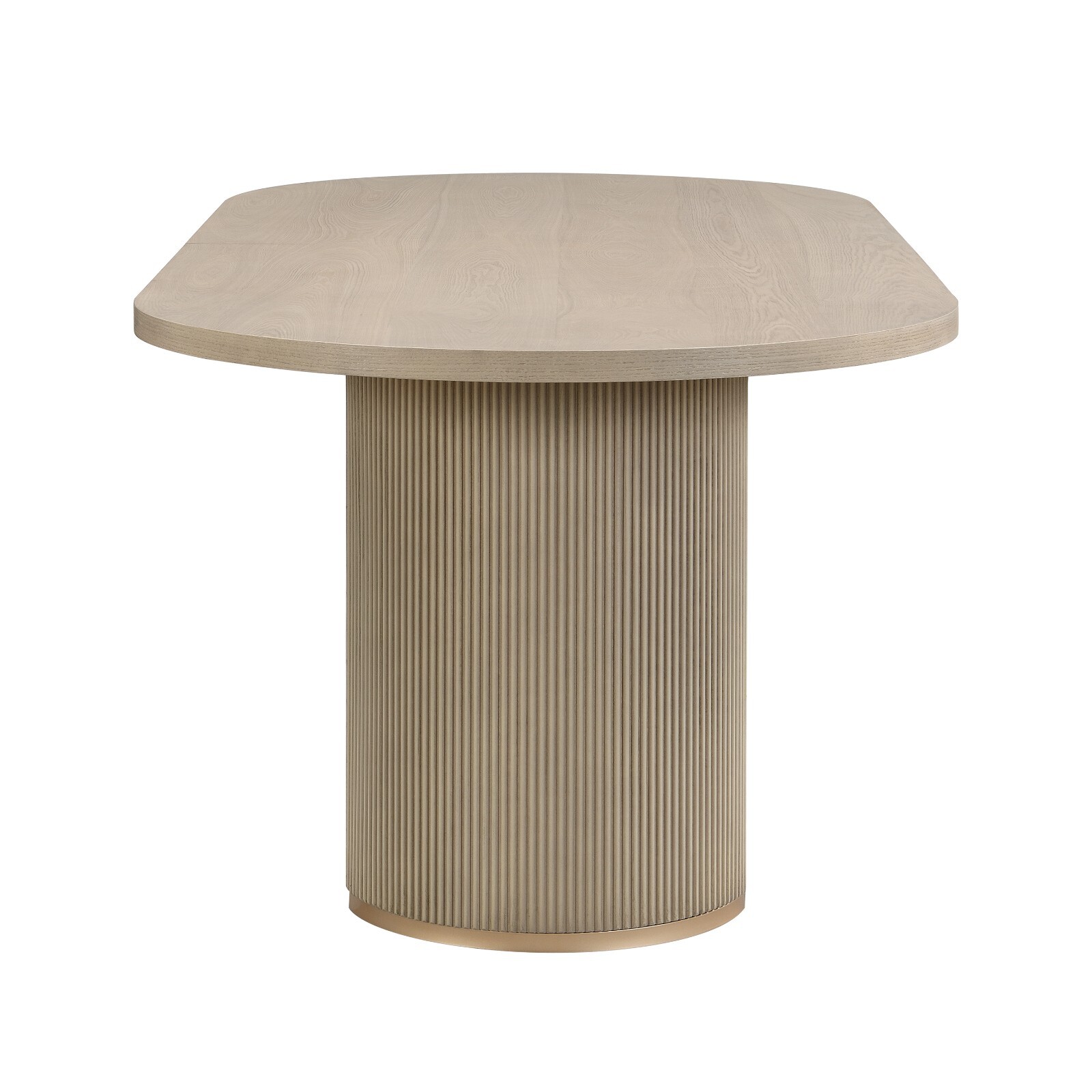 Modern Rustic Oval Dining Table for 6 – 88" Wood Table with Double Pedestal Base