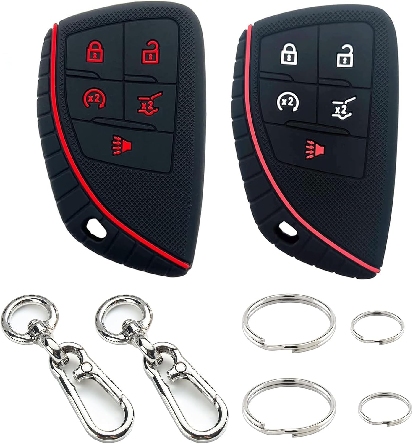 Chevy Equinox Key Cover 2 Pack Silicone Fob Protector