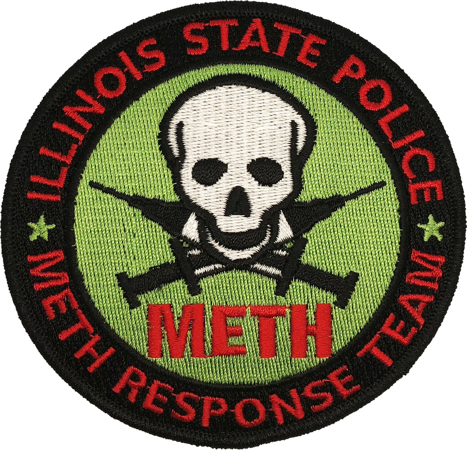 ILLINOIS STATE POLICE SHOULDER PATCH: Meth Response Team