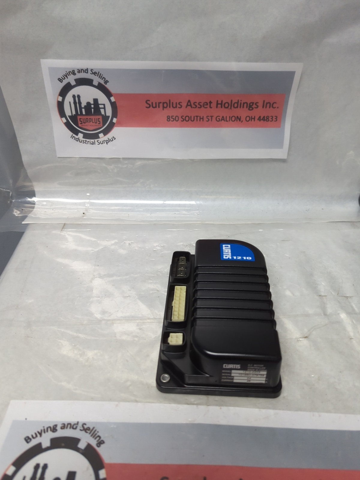 CURTIS,1210-2203,D.C. MOTOR CONTROLLER 24V CURRENT 45A PRE-OWNED