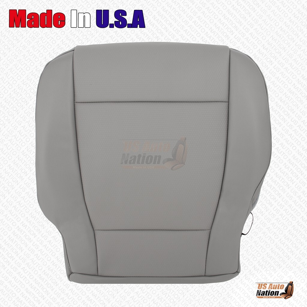 2017 2018 2019 Ford F250 F350 XL Work Truck Driver Bottom Vinyl Seat Cover Gray