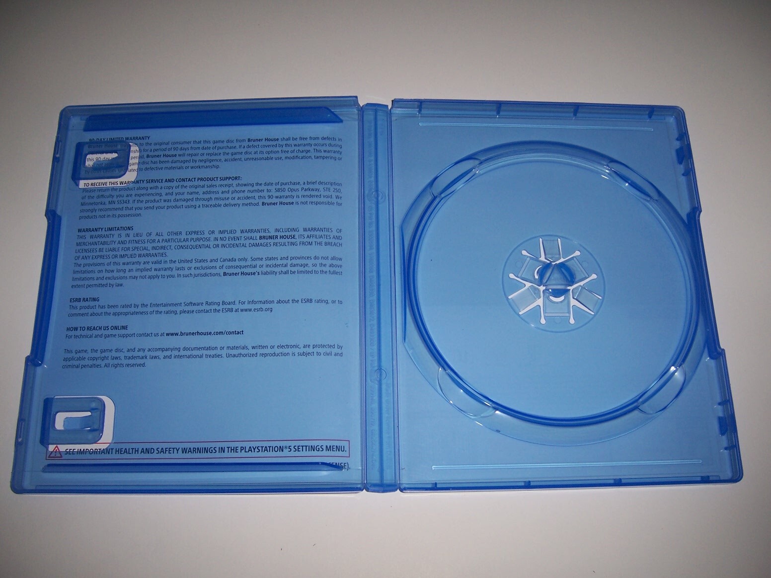 Replacement Box Case Only Star Trek Resurgence PlayStation 5 PS5 AUTHENTIC