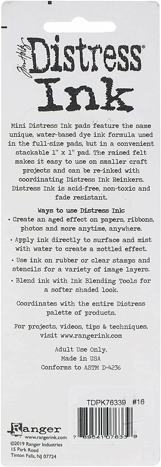 Tim Holtz - Ranger Distress Mini KIT 16, Various