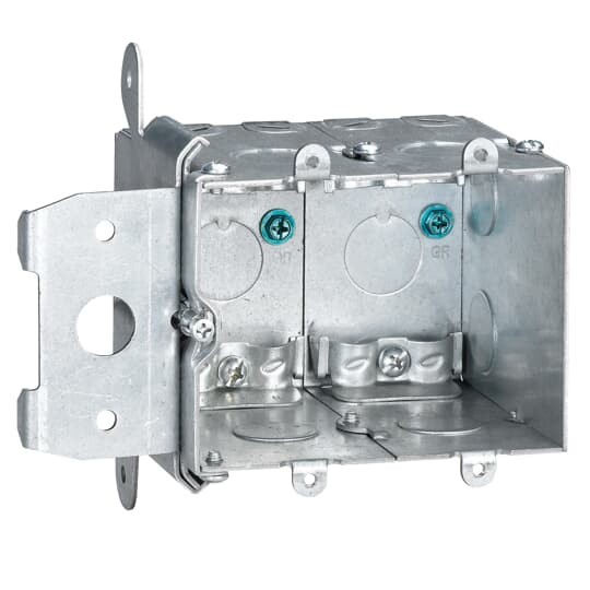 2-Gang 38 Cu. In. Metallic Adjustable Electrical Wall Box MB238ADJ (Pack Of 5)