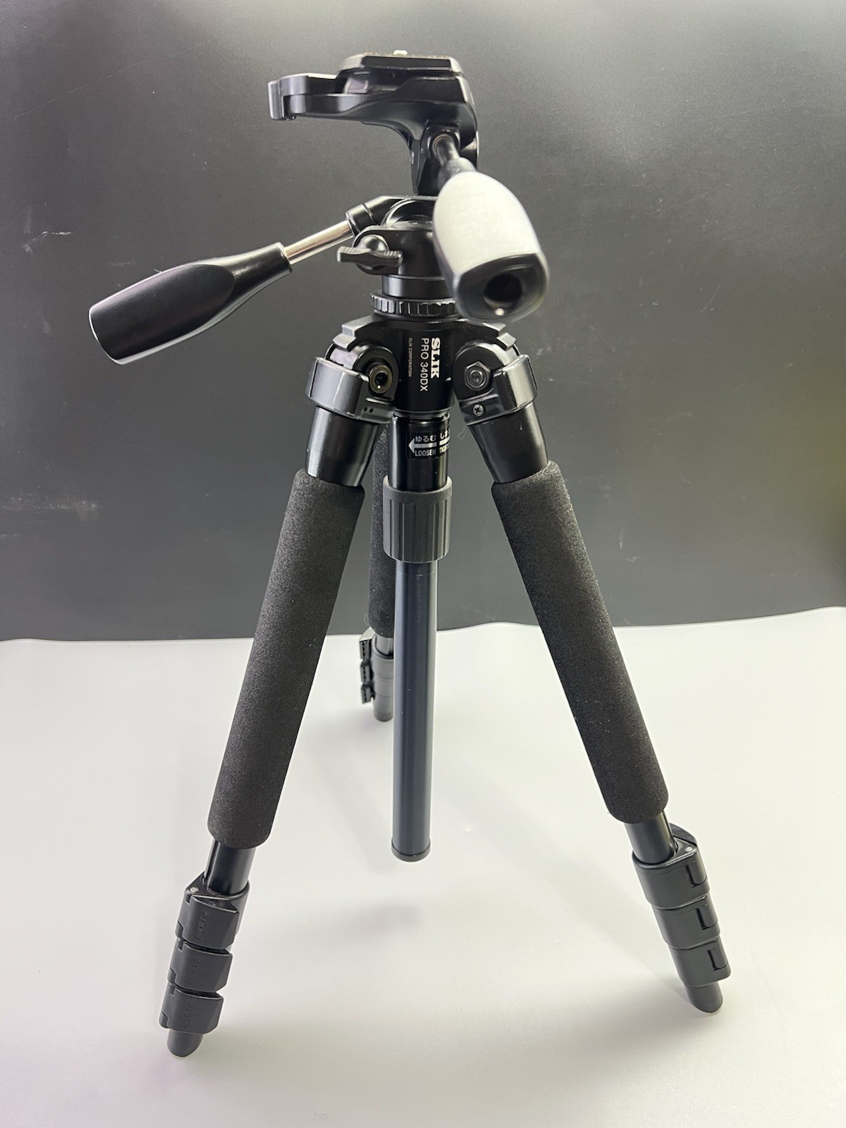 Slik Pro 340 DX Tripod with SH-705E 3-Way, Pan-and-Tilt  SLIK AMT