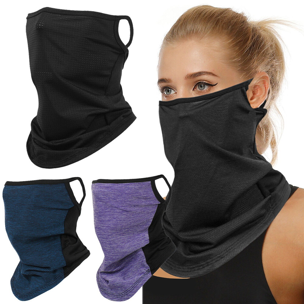Fishing Face Mask Neck Gaiter Scarf UV Protection Breathable Balaclava Headwear