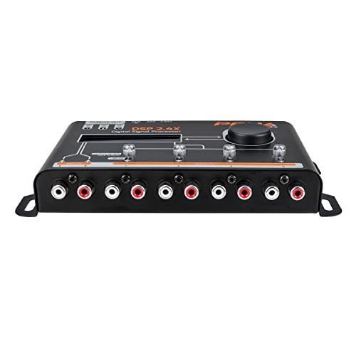 Car Audio DSP 2.4X Digital Crossover and Equalizer 4 Channel Full Digital