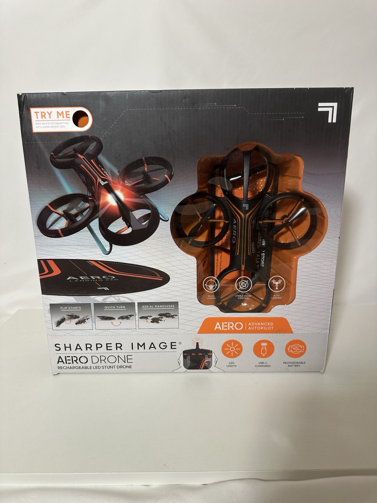 Sharper Image Rechargeable Aero Stunt Drone