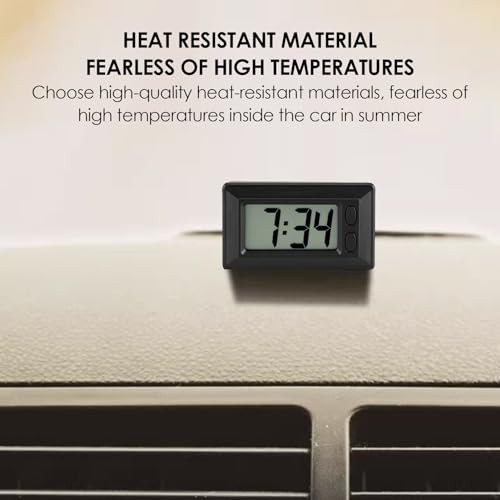 Ultra Thin Digital Clock, Self Adhesive LCD Digital Electronic Clock with
