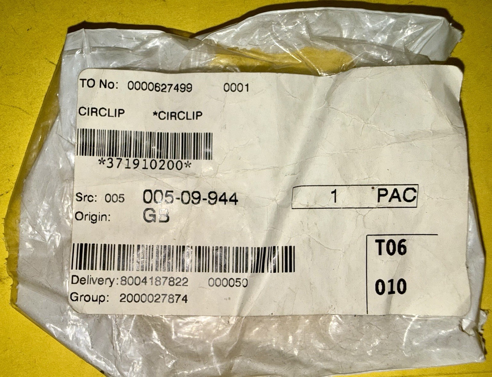 BRP OEM Discontinued SkiDoo/Expedition circlip 371910200 (pk of 2) new
