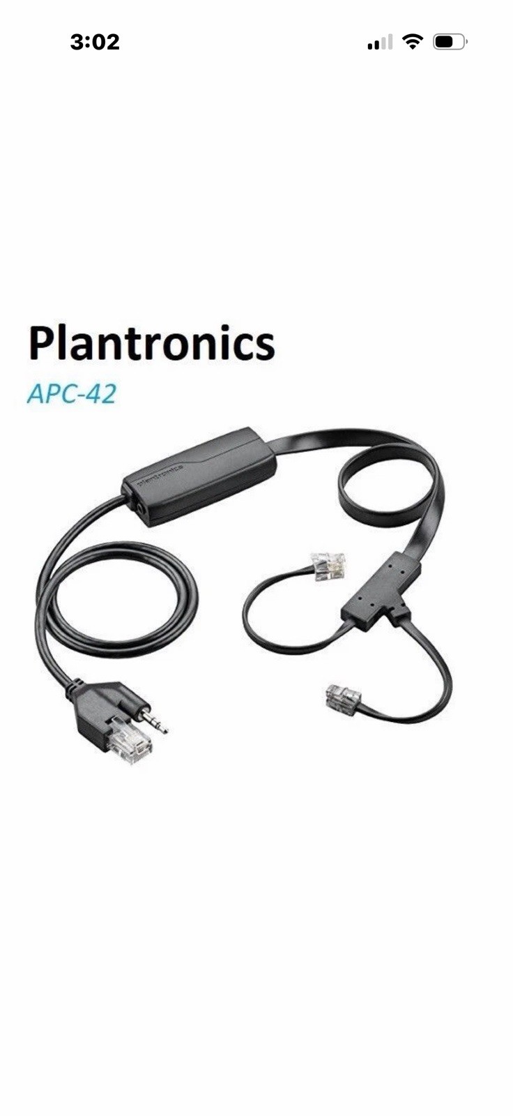 Plantronics EHS APC-42 Hook Switch 38350-12 CS500 W700 WO100 WO200 WO300