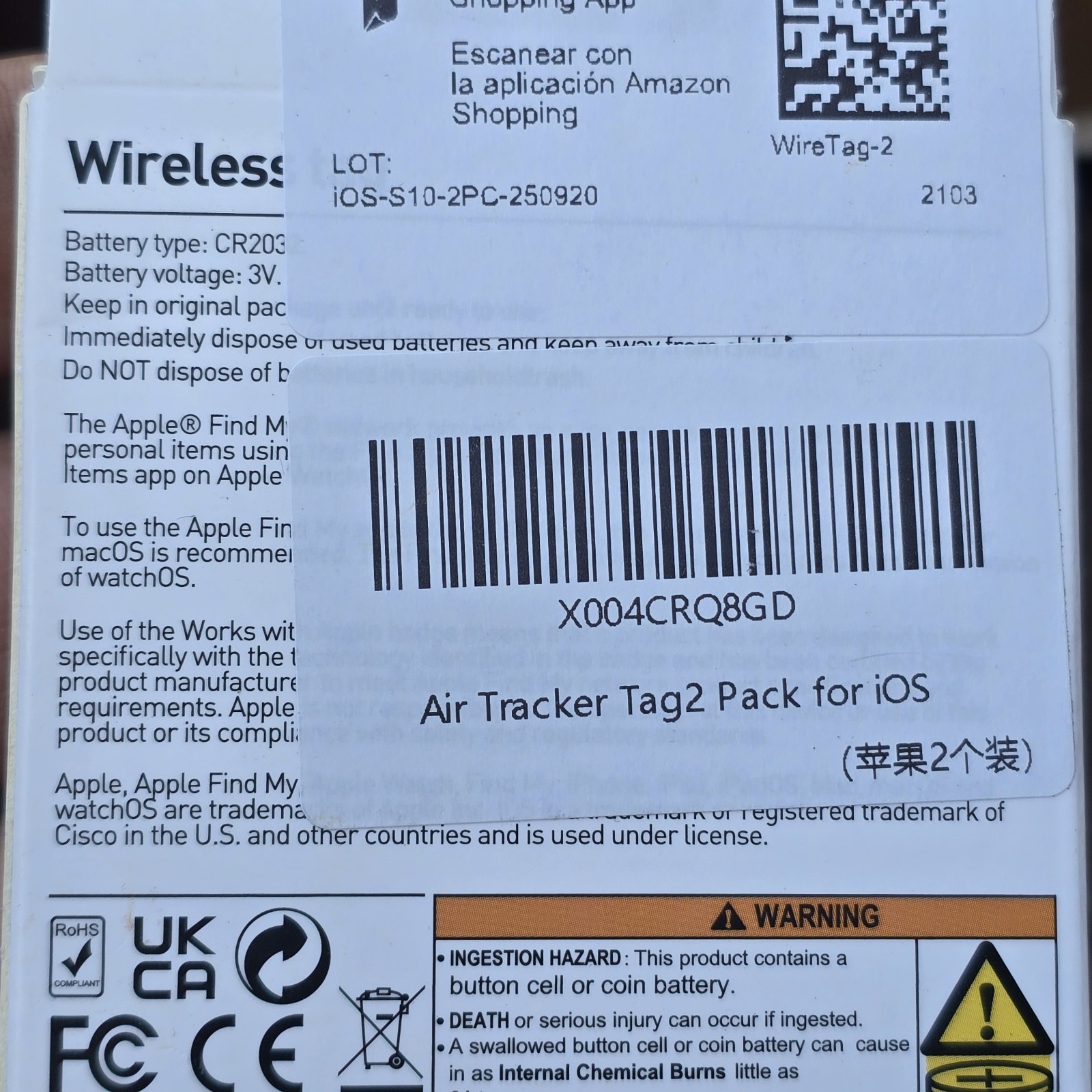 Wireless Tag "Never Loose Things" NIB