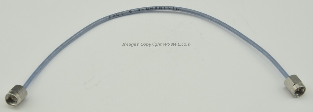 Huber Suhner Minibend R 8 SMA Male to SMA Male 24 GHz .086 RF Coaxial Jumper