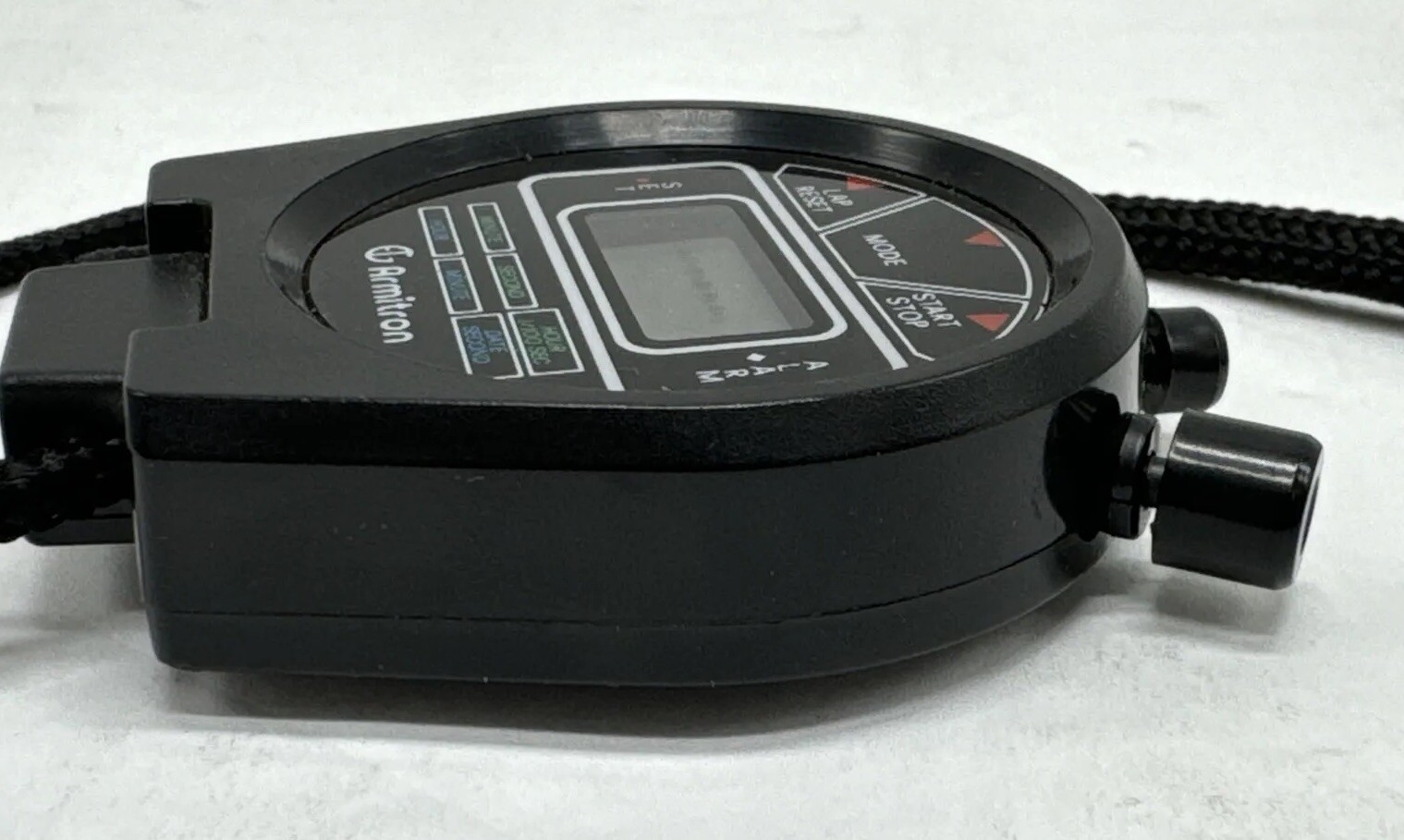 Armitron Date Lap Stopwatch Stop Watch Clock Alarm NEW BATTERY