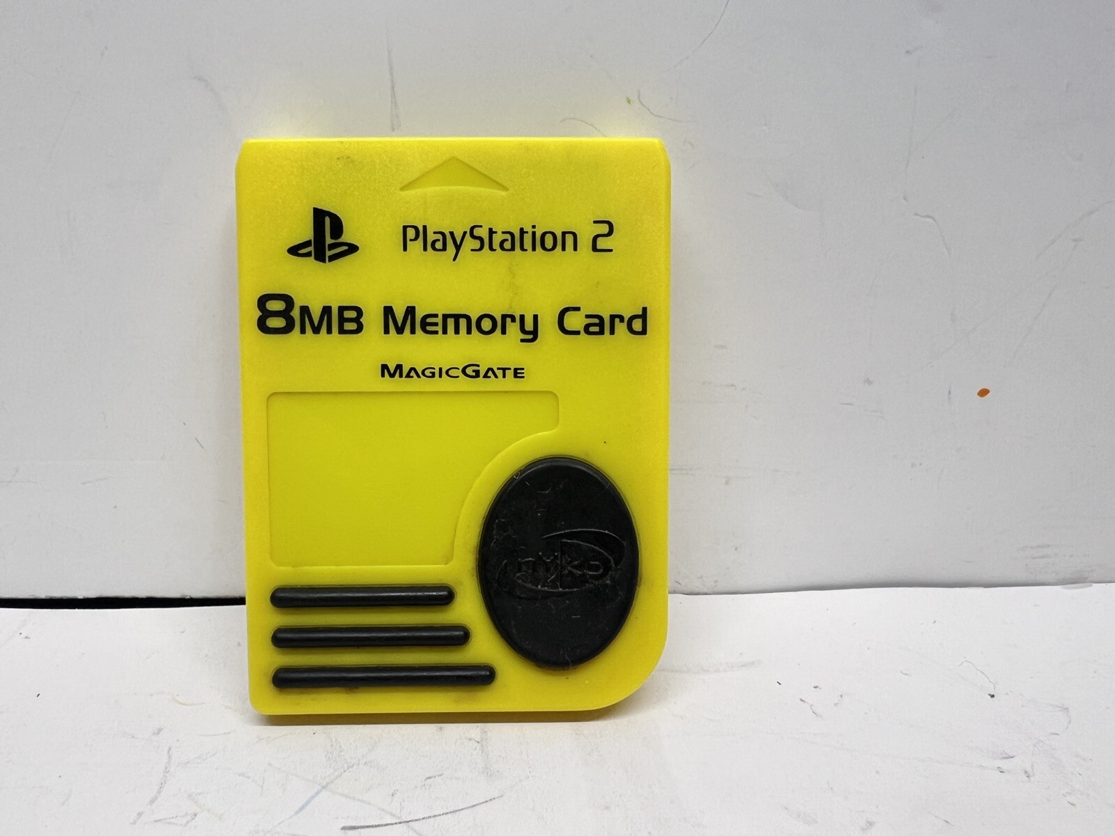 Sony PlayStation 2 Yellow Memory Card OEM PS2  MagicGate 8MB SCPH-10020