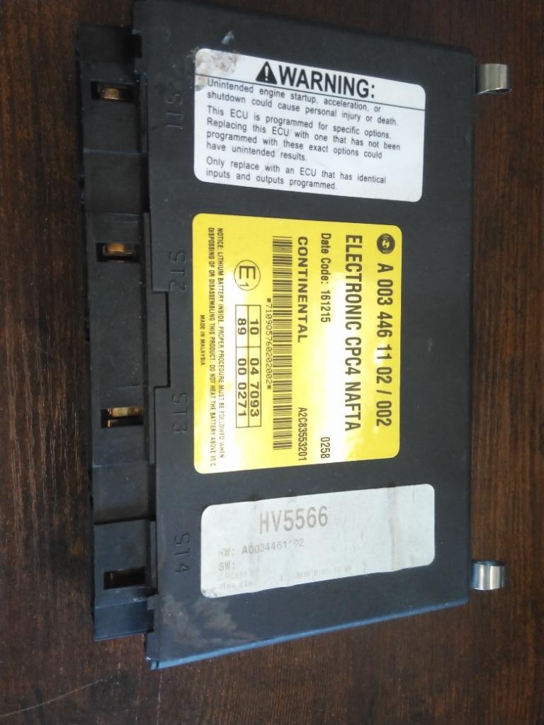 Replaces A0034461102/002 2017 FREIGHTLINER CASCADIA 113 CAB CONTROL UNIT MODULE