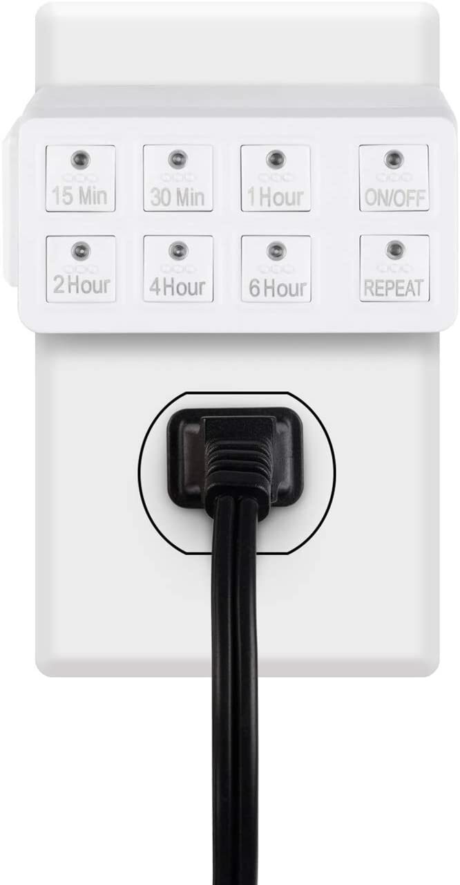 BN-LINK Smart Digital Countdown Timer with Repeat Function Shut Off Touch Button