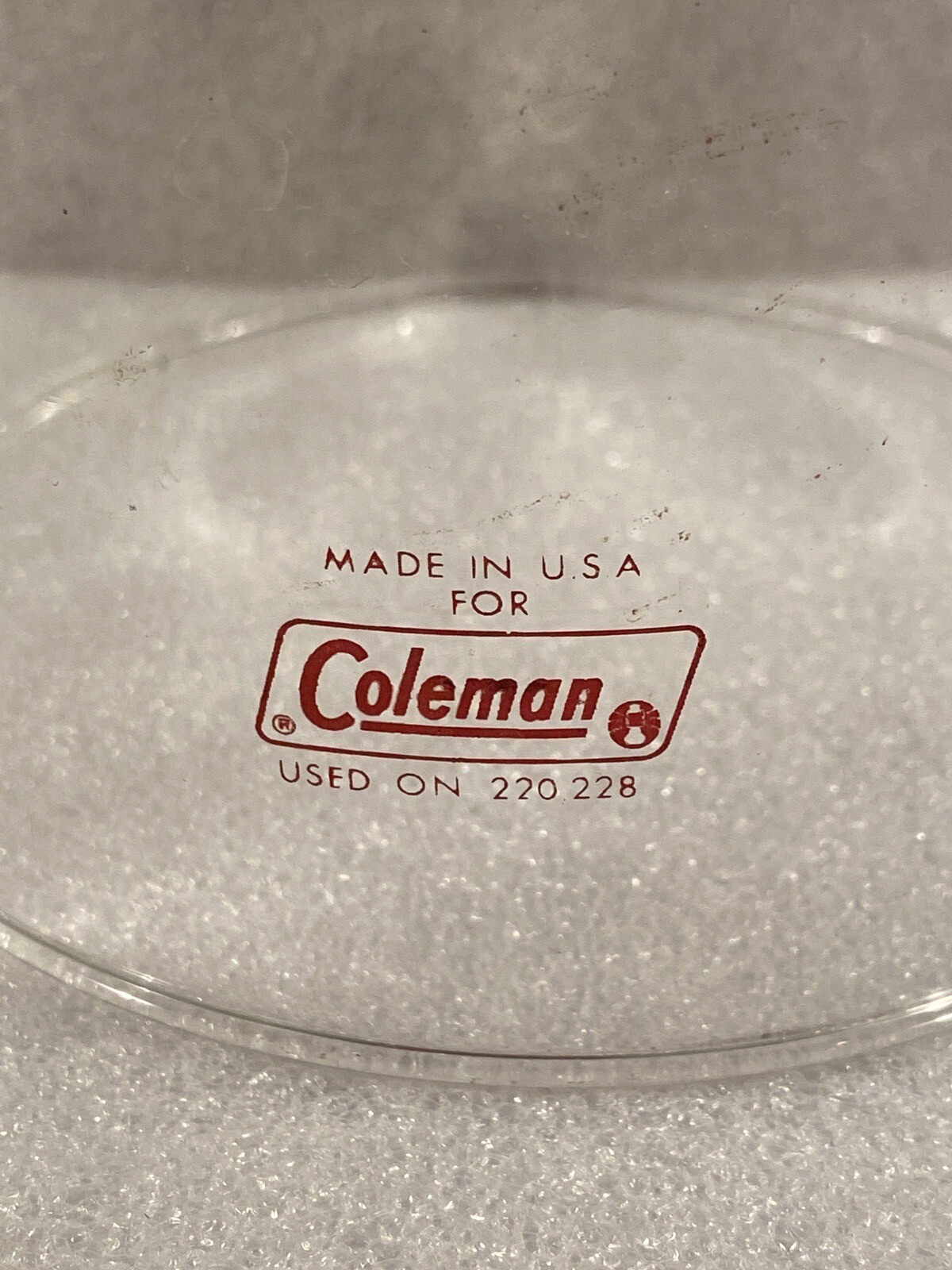 Coleman Lantern Globe for 220/228 series. USA. #20