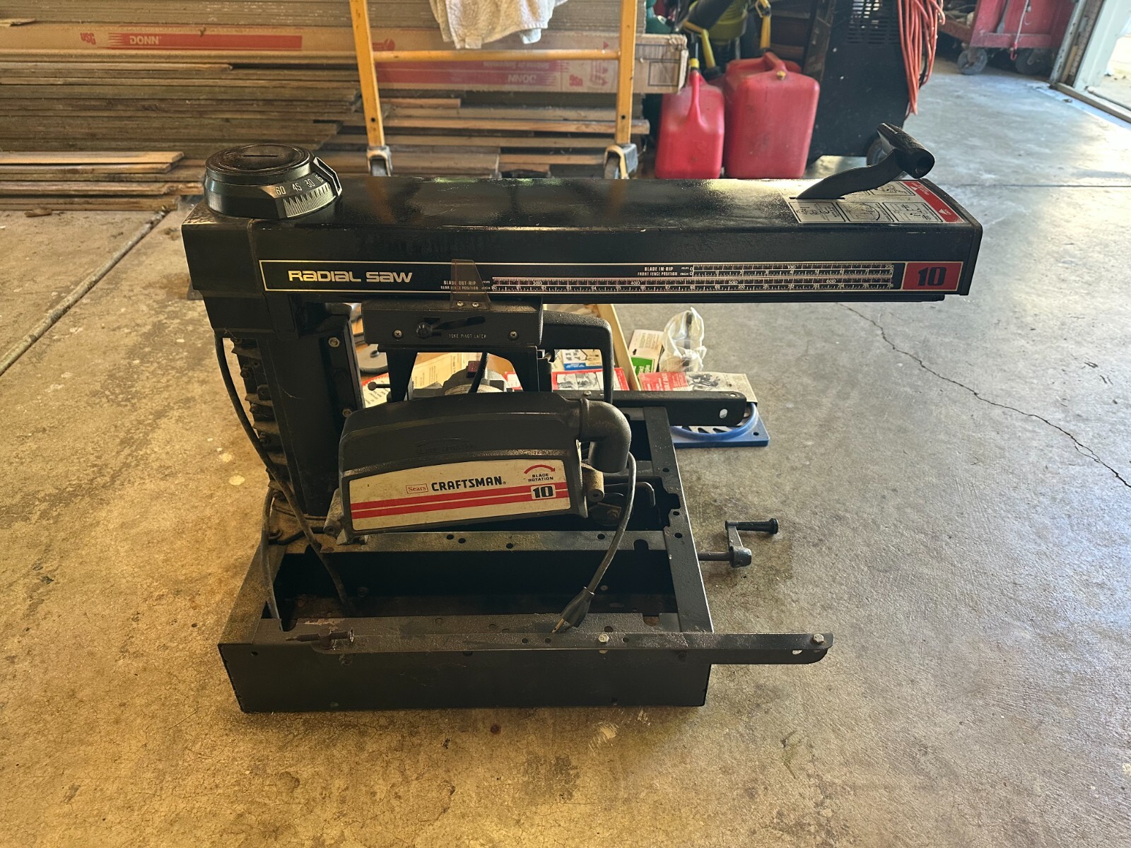 Radial Arm Saw 10" by Sears