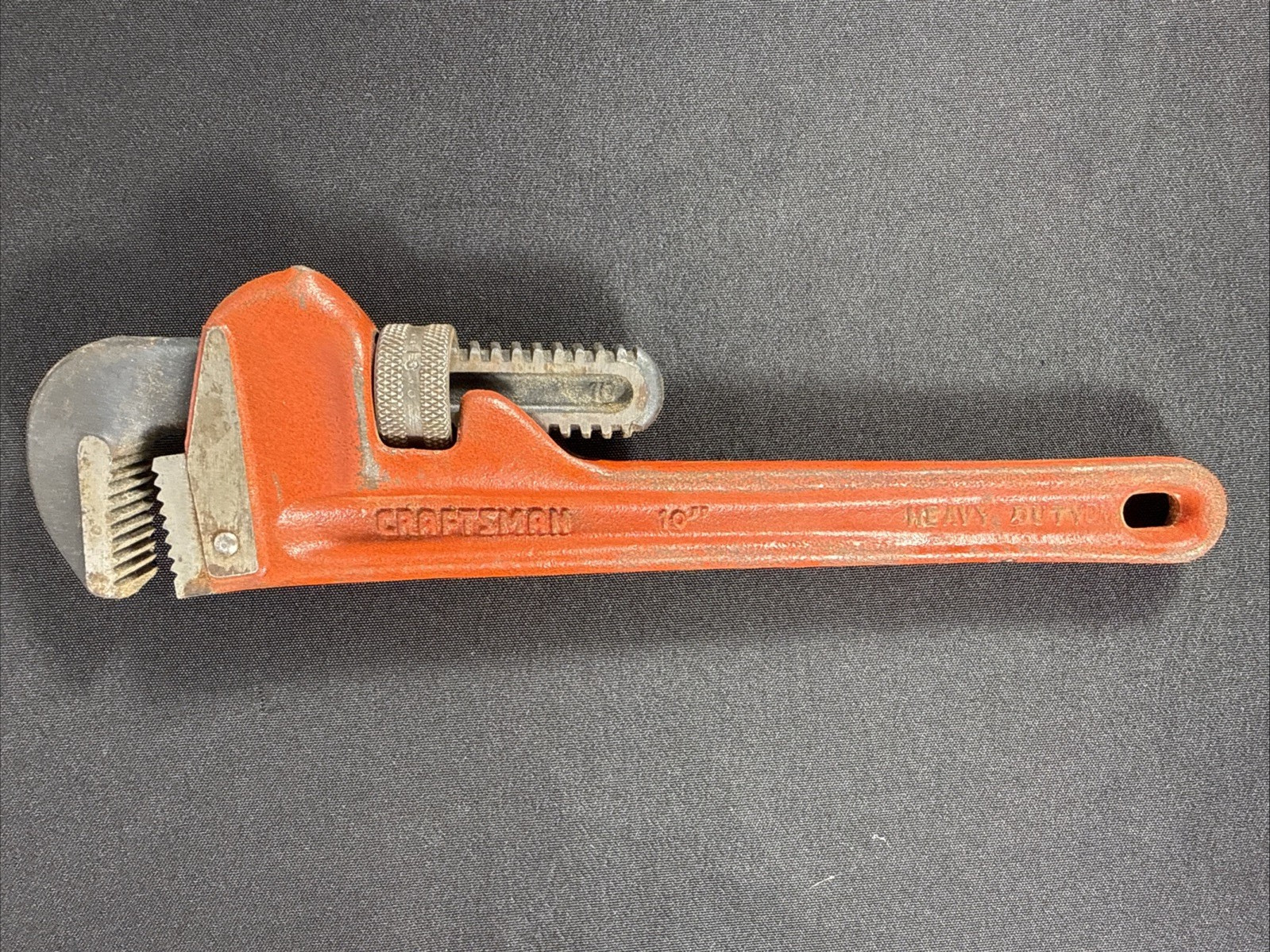 Craftsman 10" Pipe Wrench Heavy Duty Steel 55676 Made in USA
