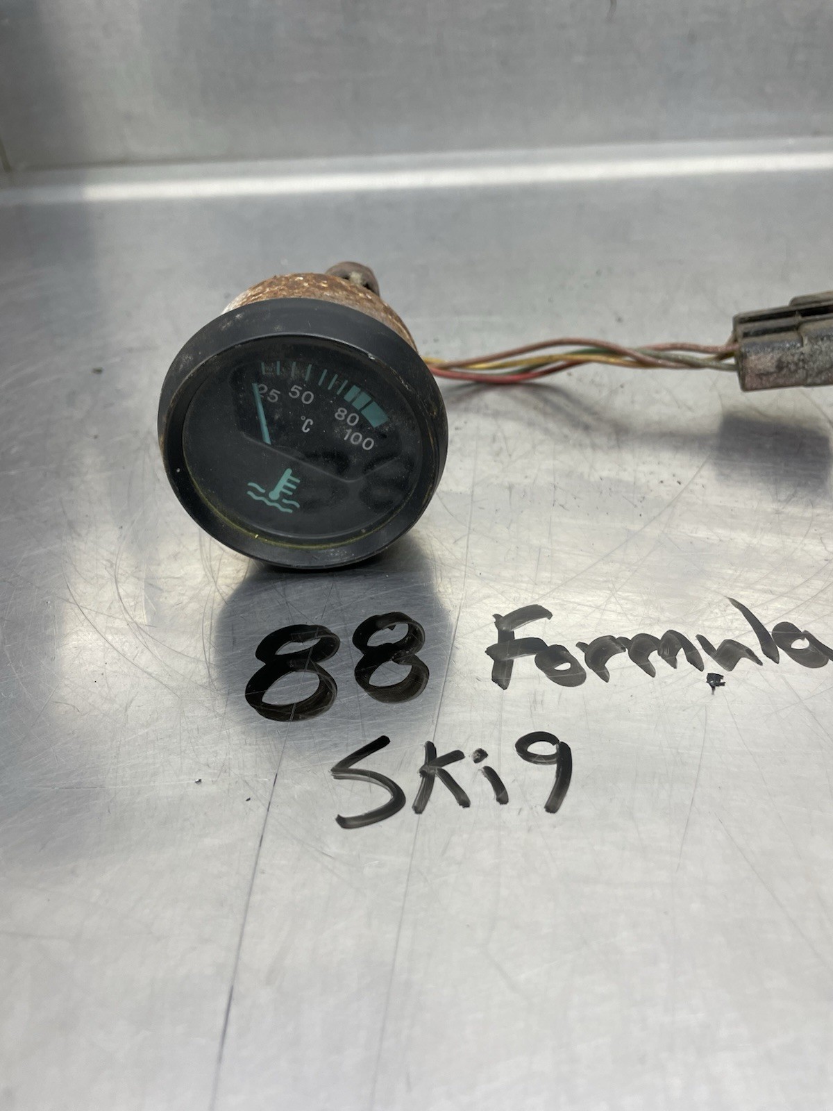88-92 Ski-Doo Formula MX 467 470 Temperature Temp Gauge Assembly Celsius