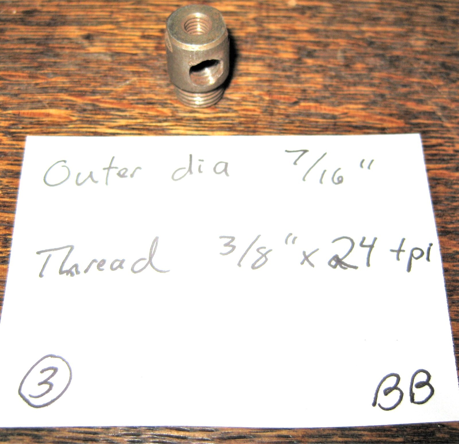 Muzzleloader Barrel Drum 7/16" , Percussion, BB