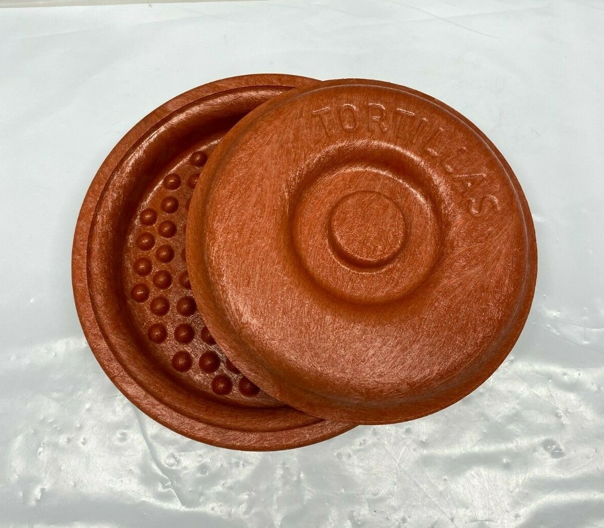 *CASE OF 12* 7" Polypropylene Thermal "Tortilla Pleezer" Paprika NHS2000