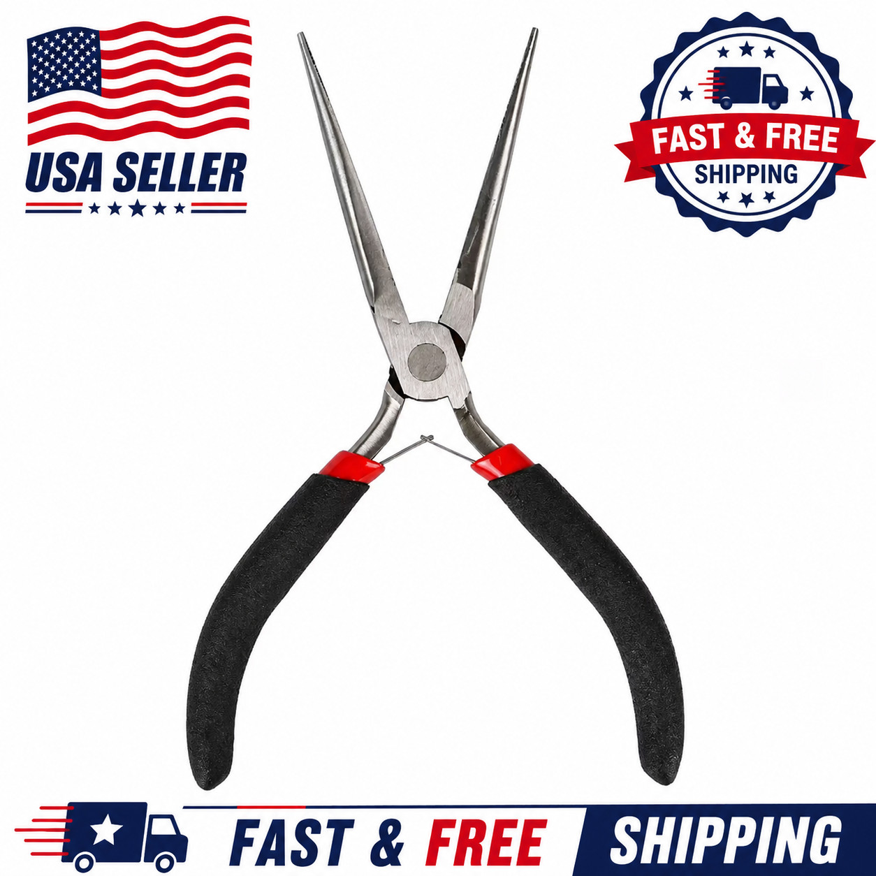 Mini Extra Long Needle Nose Pliers Precision Wire Repair Beading Jewelry Tool