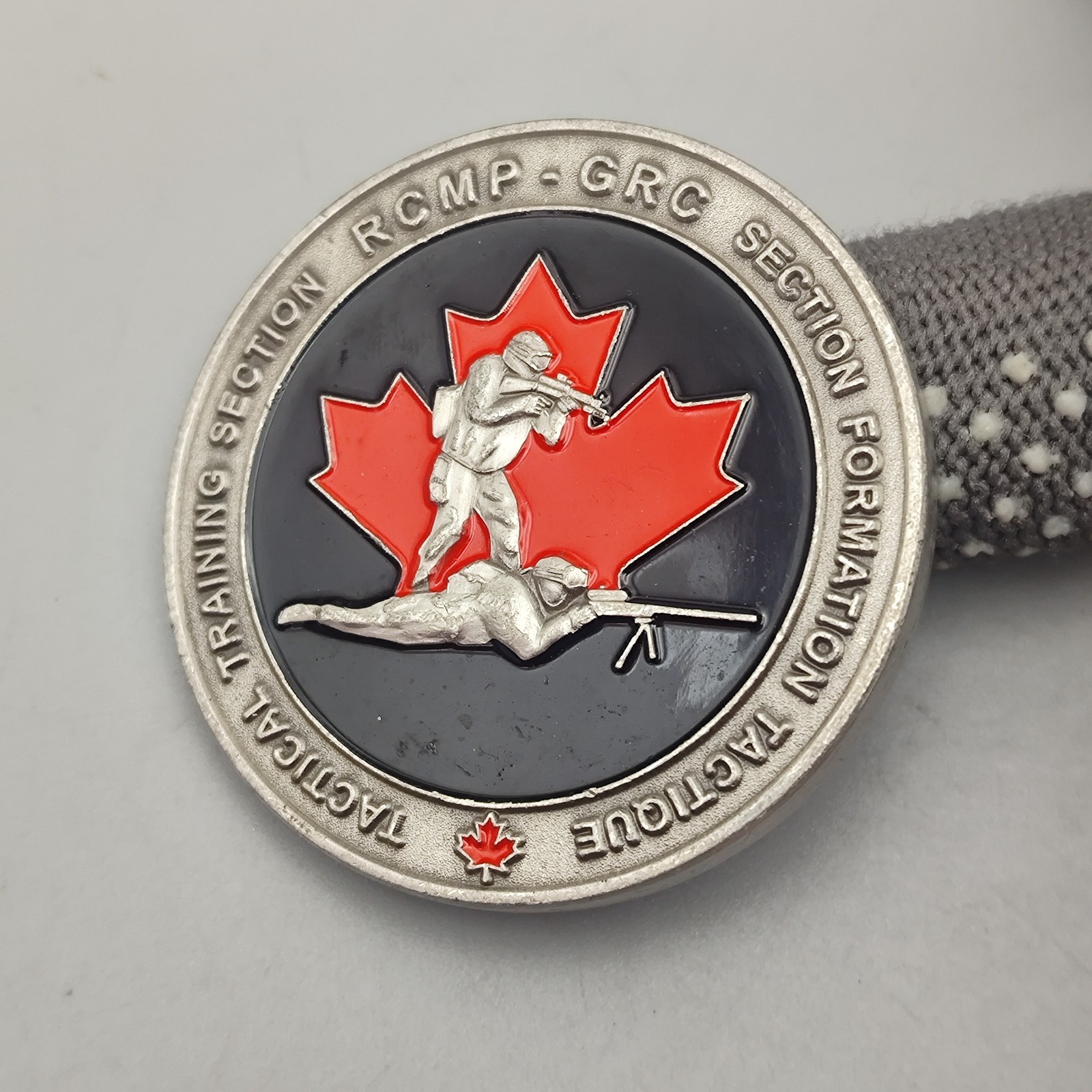 Tactical Training Section Rcmp-Grc Section Formation Tactique Challenge Coin