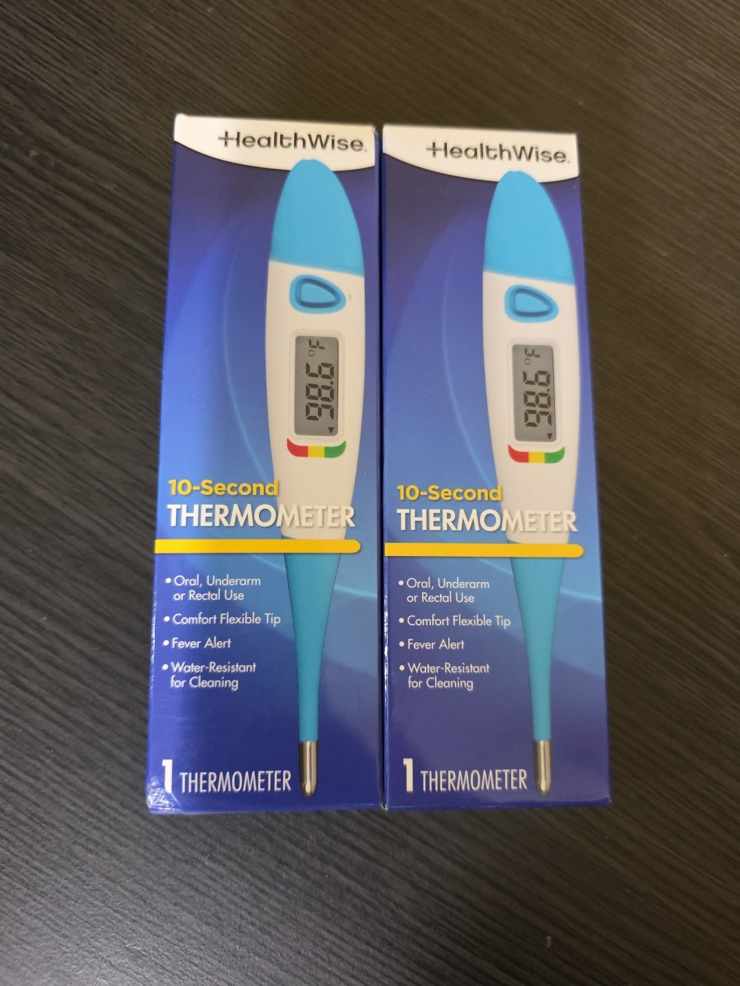 NIB lot of 2 HealthWise 10-Second Digital Thermometer Free Ship