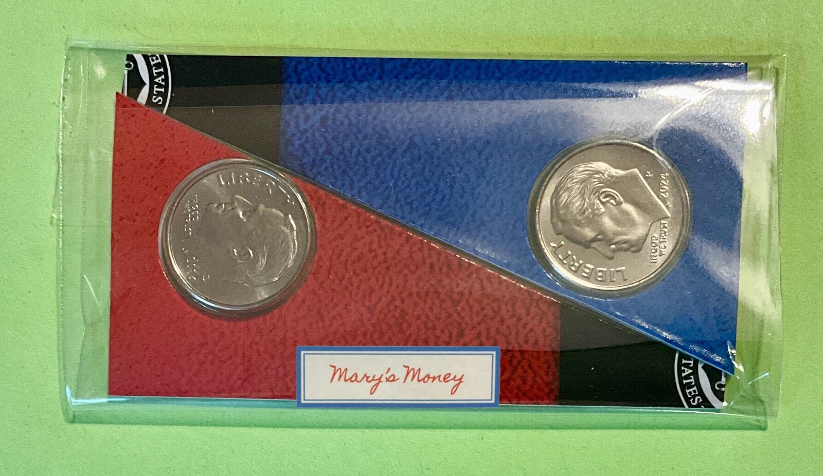 2024 US mint issued P&D UNCIRCULATED DIMES mint plastic brilliant uncirculated