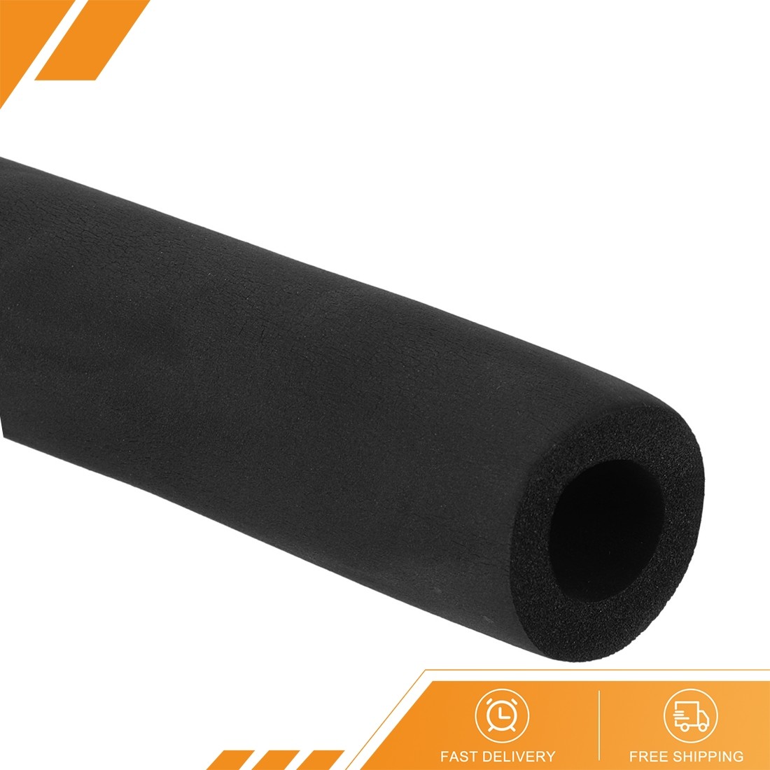 1-1/4"(32mm) ID x 6Ft x 0.35" Pipe Insulation Foam Tube Cover Wrap Bar Padding