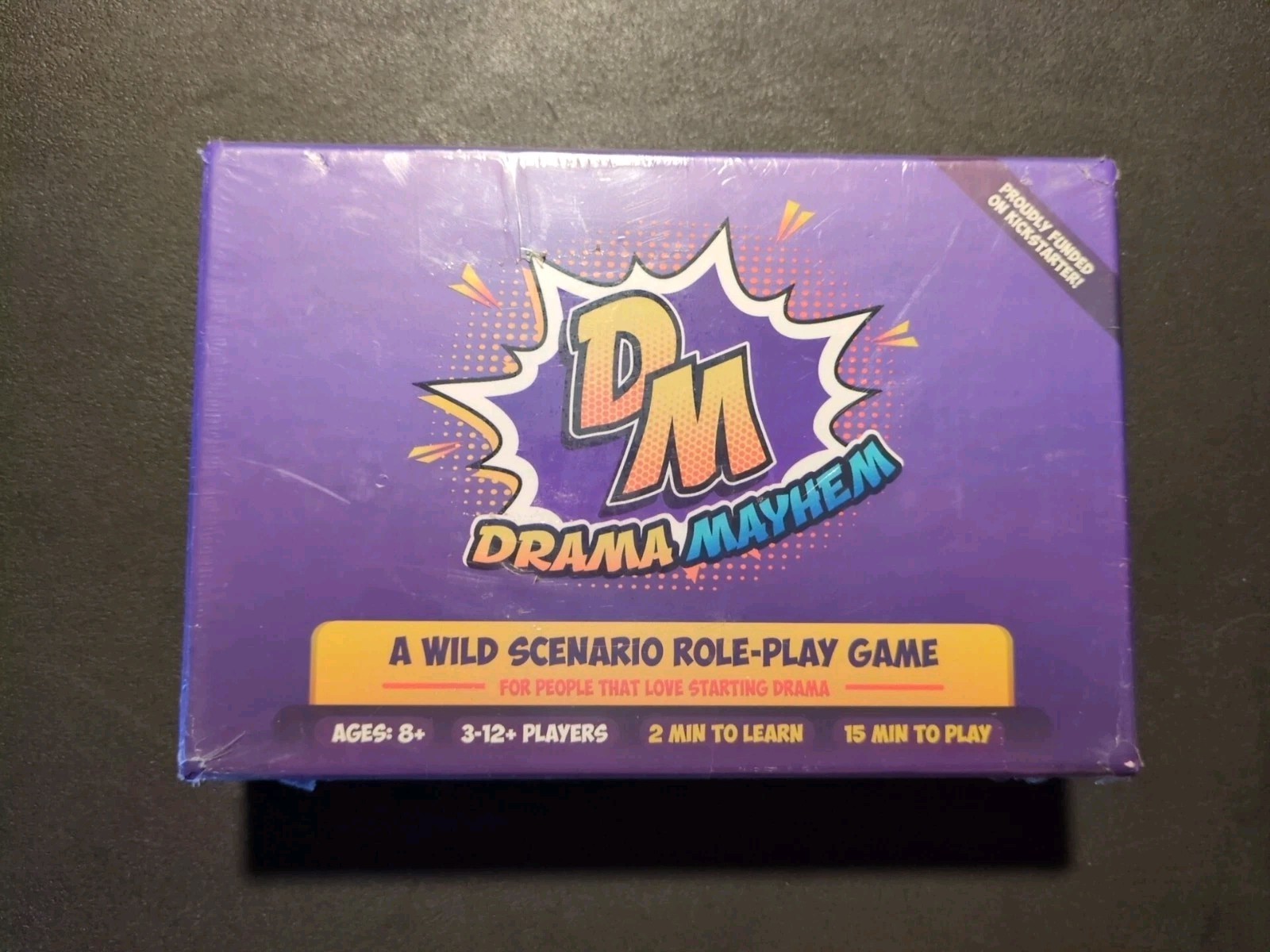 Drama Mayhem Family Party Game Cards Funny Charades Role Play For Adults & Kids